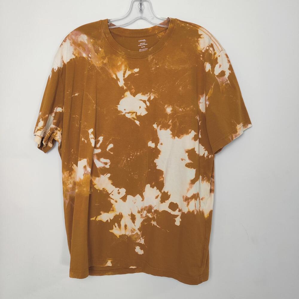 George Men's Tie Dye Tshirt Size XL 100% Cotton Summer